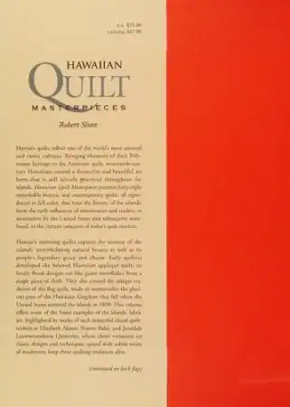 Cover of Hawaiian Quilt Masterpieces