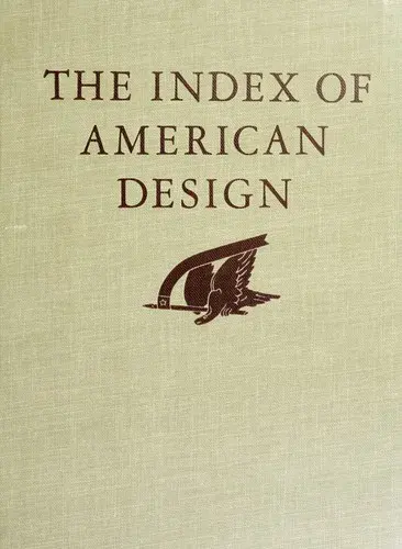 Cover of The Index of American Design